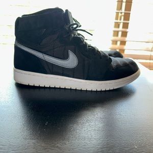 Mens Nike Air Jordan 1 High Strap padded pack Black size 10.5